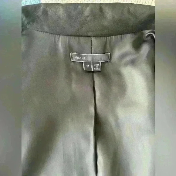 Vince Brown  Leather Vest, Size M - Picture 11 of 12